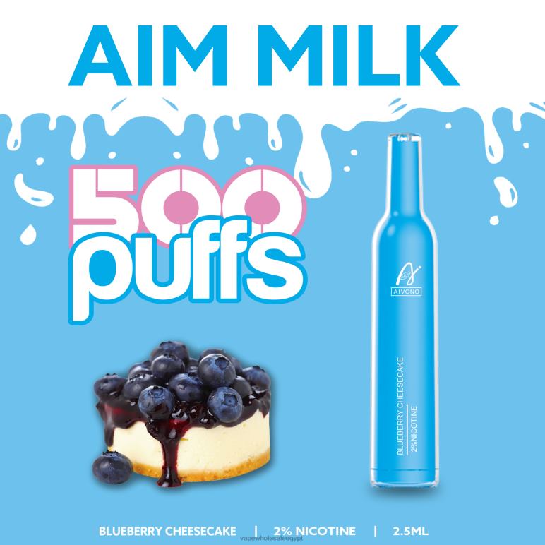 Aivono AIM MILK 500 كعكة الجبن بالتوت - R6RTR274 Cairo Vape Shop