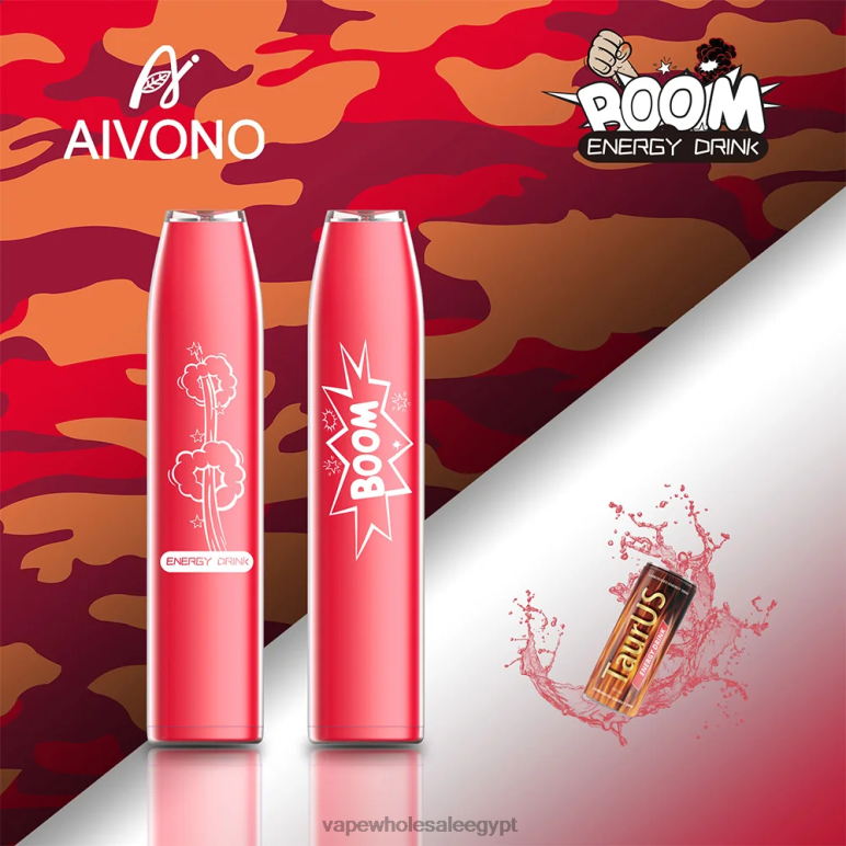 Aivono AIM BOOM 600 مشروب الطاقة - R6RTR358 Vape مصر الجديدة