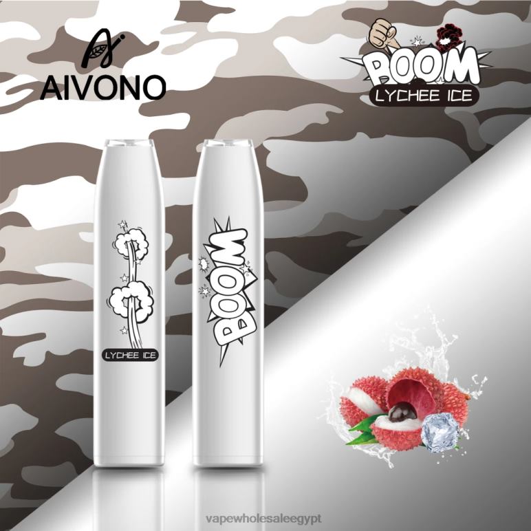 Aivono AIM BOOM 600 ثلج ليتشي - R6RTR365 Disposable Vape Cairo