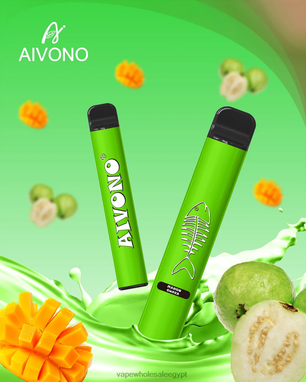 Aivono AIM FISHBONE 600 مانجو جوافة - R6RTR283 Cairo Vape Shop