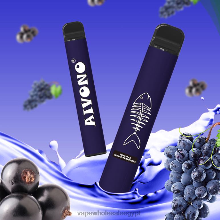 Aivono AIM FISHBONE 600 العنب عنب الثعلب - R6RTR284 Disposable Vape Cairo