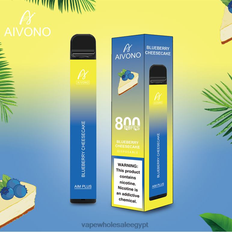 Aivono AIM PLUS 800 تشيز كيك التوت - R6RTR174 شراء Vape بالجملة