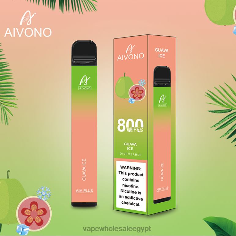 Aivono AIM PLUS 800 جليد الجوافة - R6RTR180 Vape Store مصر