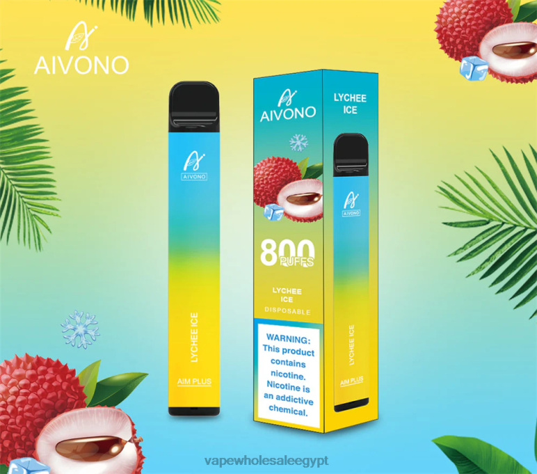 Aivono AIM PLUS 800 ثلج ليتشي - R6RTR182 Vape بالجملة