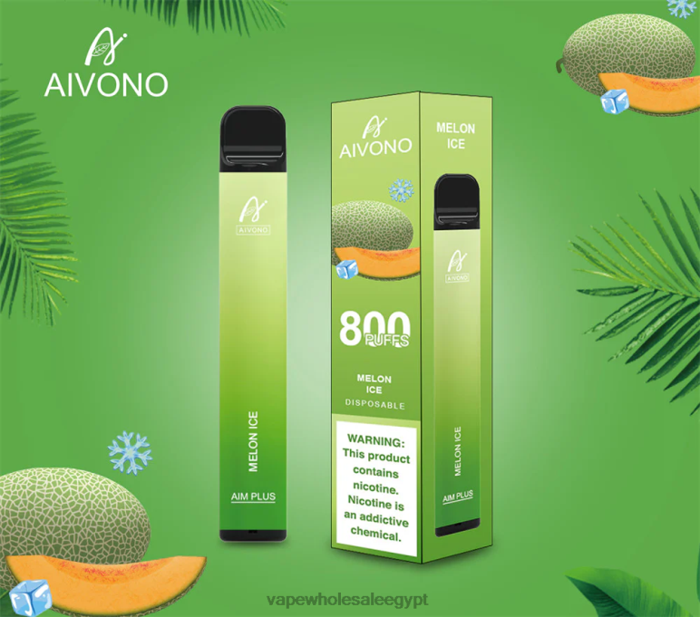 Aivono AIM PLUS 800 جليد البطيخ - R6RTR187 Vape مصر الجديدة