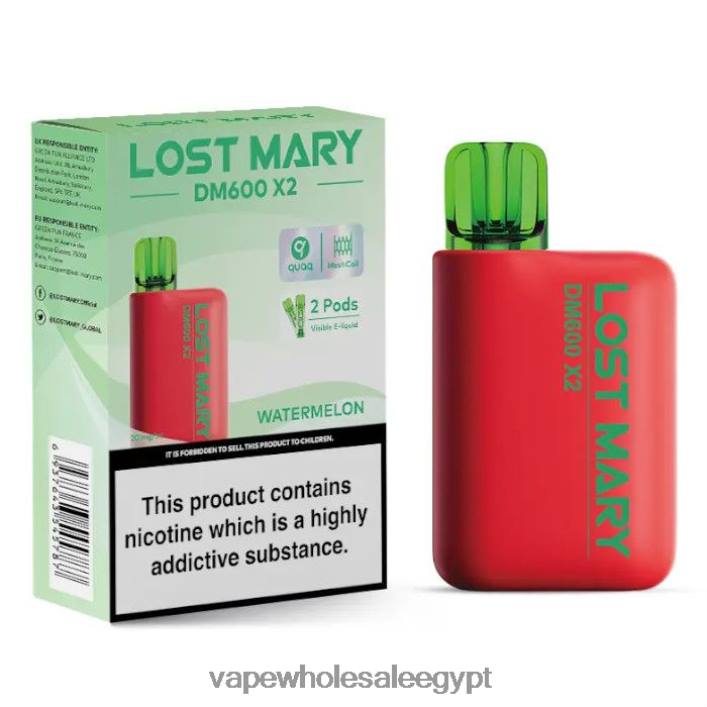 2R86DB482 - Vape مصر الجديدة بطيخ LOST MARY DM600 X2