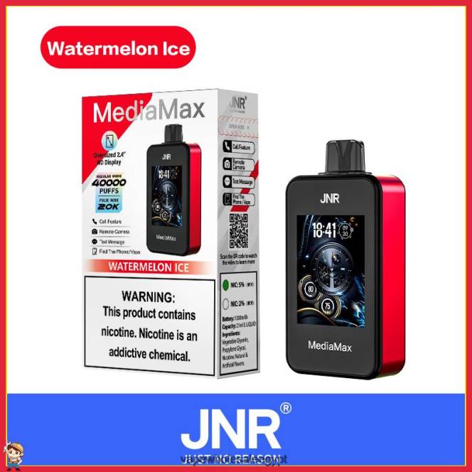 JNR MediaMax 28RF18 نفخة 40 ألف ثلج البطيخ - Vape Store