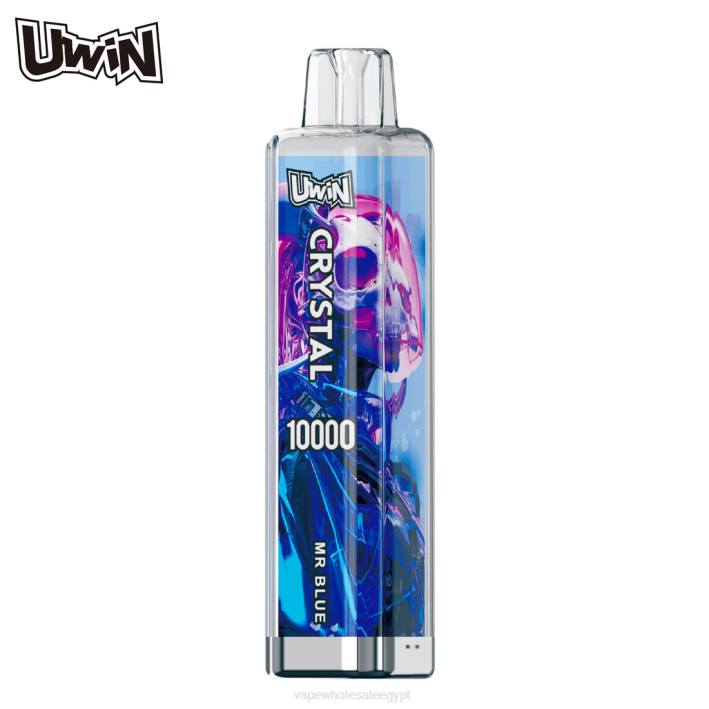 Vape مصر السيد الأزرق - UWIN CRYSTAL 10000 سيجارة يمكن التخلص منها 6DFR15