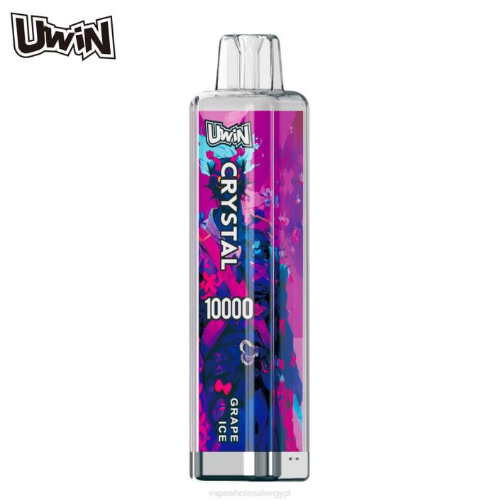 Vape بالجملة جليد العنب - UWIN CRYSTAL 10000 سيجارة يمكن التخلص منها 6DFR2