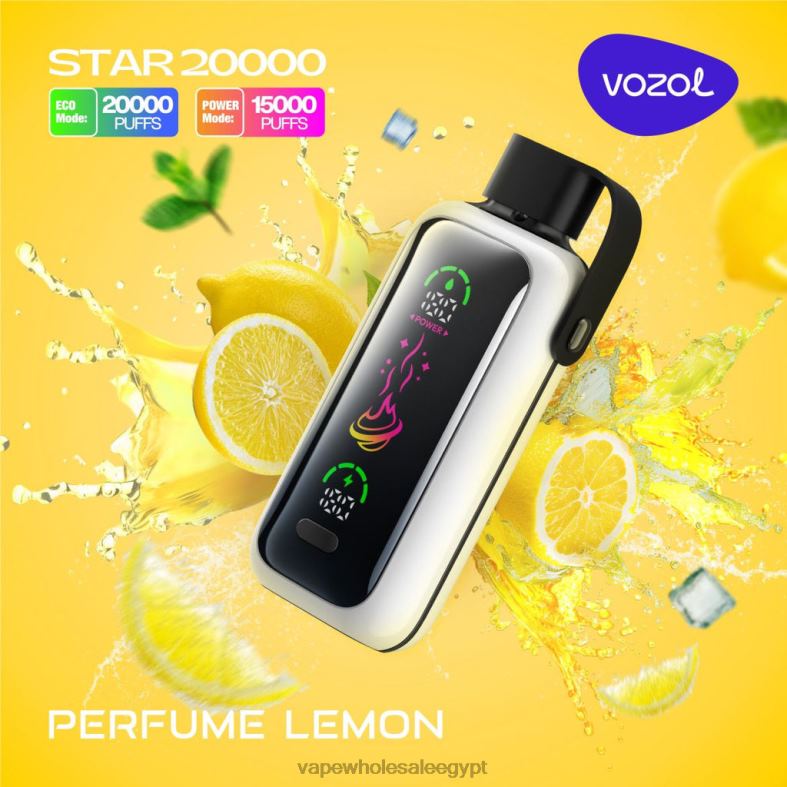 Disposable Vape مصر عطر الليمون 8HT8017 VOZOL STAR 20000