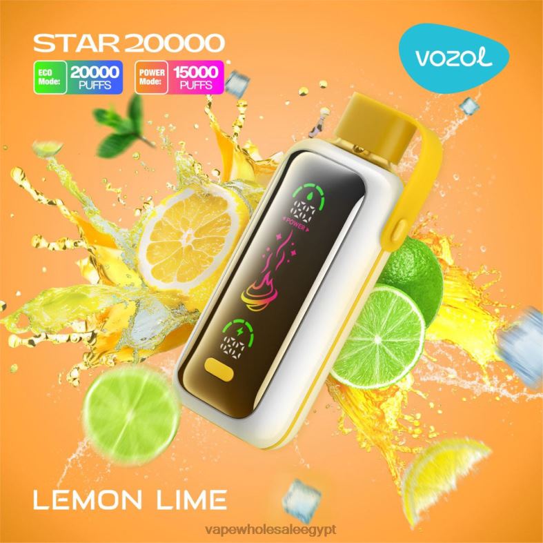 Vape بالجملة ليمون 8HT8011 VOZOL STAR 20000