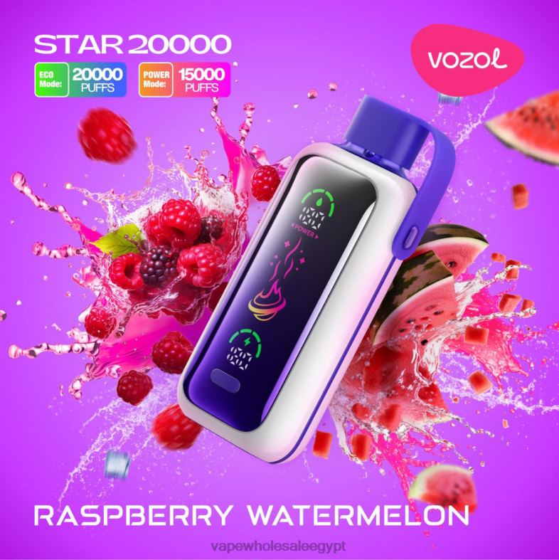 Vape Wholesale Egypt البطيخ التوت 8HT8019 VOZOL STAR 20000