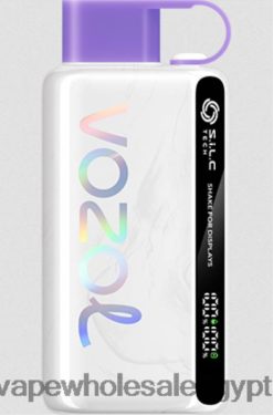 2R86DB13 - Disposable Vape مصر جليد العنب VOZOL STAR 9000/12000 5%