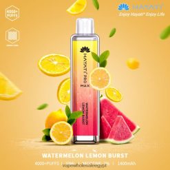2R86DB182 - Vape مصر الجديدة انفجار ليمون بطيخ Hayati Pro Max 4000