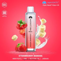 2R86DB193 - Disposable Vape مصر الموز بالفراولة Hayati Pro Max 4000
