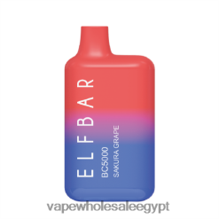 2R86DB307 - Vape بالجملة عنب ساكورا ELFBAR BC5000