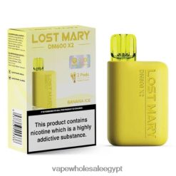 2R86DB465 - Vape Alexandria Egypt جليد الموز LOST MARY DM600 X2