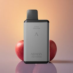 Adalya AD 10000 Puffs التفاحتان باللون الرمادي الفضائي و 650 ملي أمبير