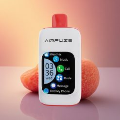 AirFuze Smart 30000 Puffs حلوى لوش الحامضة بشاشة تعمل باللمس 2.01 بوصة وبطارية 900 مللي أمبير وسعة نيكوتين 5%