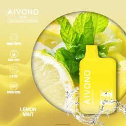 Aivono AIM BOXX 4000 ليمون نعناع - R6RTR230 Disposable Vape Cairo