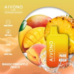 Aivono AIM BOXX 4000 مانجو اناناس خوخ - R6RTR219 شراء Vape بالجملة