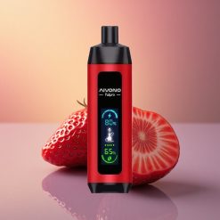 Aivono Aim Fatpro 22000 Puffs عصير الفراولة بنسبة 5% نيكوتين و600 مللي أمبير