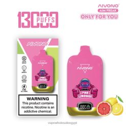 Aivono AIM FREAK 13000 عصير الليمون الوردي - R6RTR249 Vape مصر