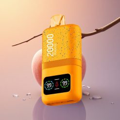 Aivono Aim Magic 20000 Puffs خوخ مثلج بنيكوتين 5% وشبكة مزدوجة و600 مللي أمبير