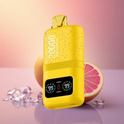 Aivono Aim Magic 20000 Puffs عصير الليمون الوردي المثلج - 5% نيكوتين، 600 مللي أمبير، لفائف مزدوجة