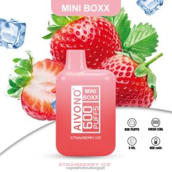 Aivono AIM MINI BOXX 600 جليد الفراولة - R6RTR236 Vape بالجملة