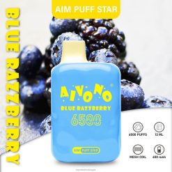 Aivono AIM PUFF STAR 6500 التوت الأزرق - R6RTR292 Cairo Vape Shop
