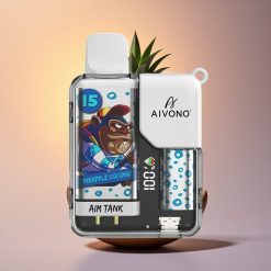 Aivono Aim Tank 9500 Puffs أناناس جوز الهند 650mAh 5% نيكوتين