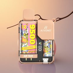 Aivono Aim Tank 9500 Puffs الخوخ الكمثرى مع 650 مللي أمبير و 3% نيكوتين