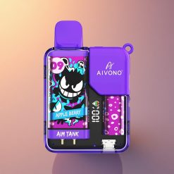Aivono Aim Tank 9500 Puffs توتة التفاح بسعة 18 مل وبطارية 650 مللي أمبير
