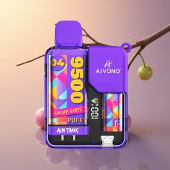 Aivono Aim Tank 9500 Puffs عنب الساكورة 650 مللي أمبير 5% نيكوتين