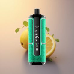Al Fakher Crown Bar 15K Hypermax ليمون نعناع مع بطارية 600 مللي أمبير وسعة سائل إلكتروني 22 مل