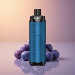 Al Fakher Crown Bar 8000 Crystal علكة التوت الأزرق بشاحن USB-C وسعة سائل 18 مل