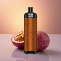 Al Fakher Crown Bar 8000 Crystal فاكهة العاطفة الحلوة مع بطارية 600 مللي أمبير وسعة سائل 18 مل