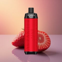 Al Fakher Crown Bar 8000 Crystal فراولة بانش 600ماه 5ملغ نيكوتين