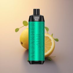 Al Fakher Crown Bar 8000 Crystal ليمون نعناع - 600 ملي أمبير - 18 مل سائل