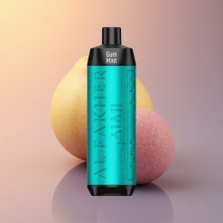 Al Fakher Crown Bar 8000 Crystal نعناع العلكة - 18 مل سائل - 5 ملج نيكوتين - 600 مللي أمبير