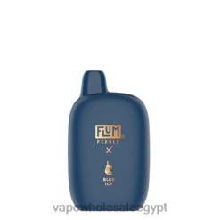 الجليدية الزرقاء FLUM PEBBLES 6000 نفث (طبعة عيد الميلاد) 0L04T2 Vape بالجملة