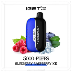 شراء Vape بالجملة 2JBJ3 جليد التوت الأزرق IGET Moon k5000