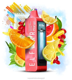 Elf Bar Planet 25000 - 442D30 دفقة باجا توت بري وبرتقال شراء Vape بالجملة
