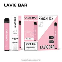 LAVIE BAR 800 نفث 88XF6314 | Disposable Vape مصر جليد الخوخ