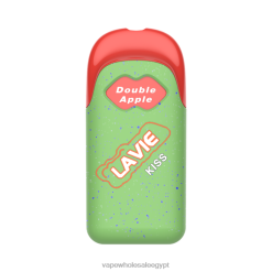 LAVIE KISS 8000 نفث 88XF6106 | Vape مصر الجديدة تفاحة مزدوجة