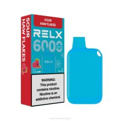 Vape مصر الجديدة PZ8216 - رقائق الزعرور الحامضة RELX Crush Pocket 6000 الجليدية