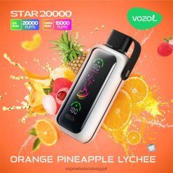 Vape مصر ليتشي أناناس برتقال 8HT8015 VOZOL STAR 20000