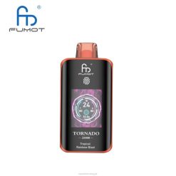 Vape Wholesale Supplier 00T0V13 انفجار قوس قزح الاستوائي - Fumot Tornado 25000 سيجارة يمكن التخلص منها