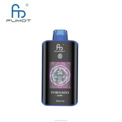 Vape Wholesale Supplier 00T0V2 الجليد الأسود - Fumot Tornado 25000 سيجارة يمكن التخلص منها